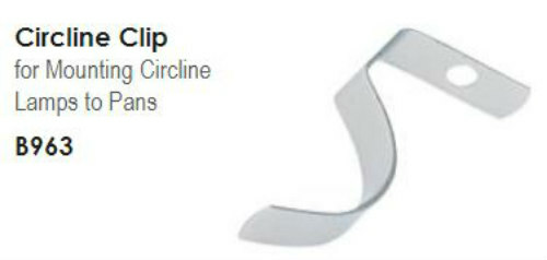 NEW FLUORESCENT Circline Clip for Mounting Circline Lamps to Pans METAL NEW B963