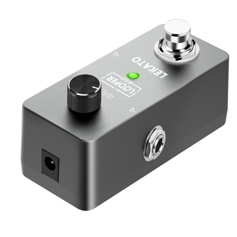 LEKATO 5 Min Looping Time Guitar Looper Effect Pedal Unlimited Overdubs