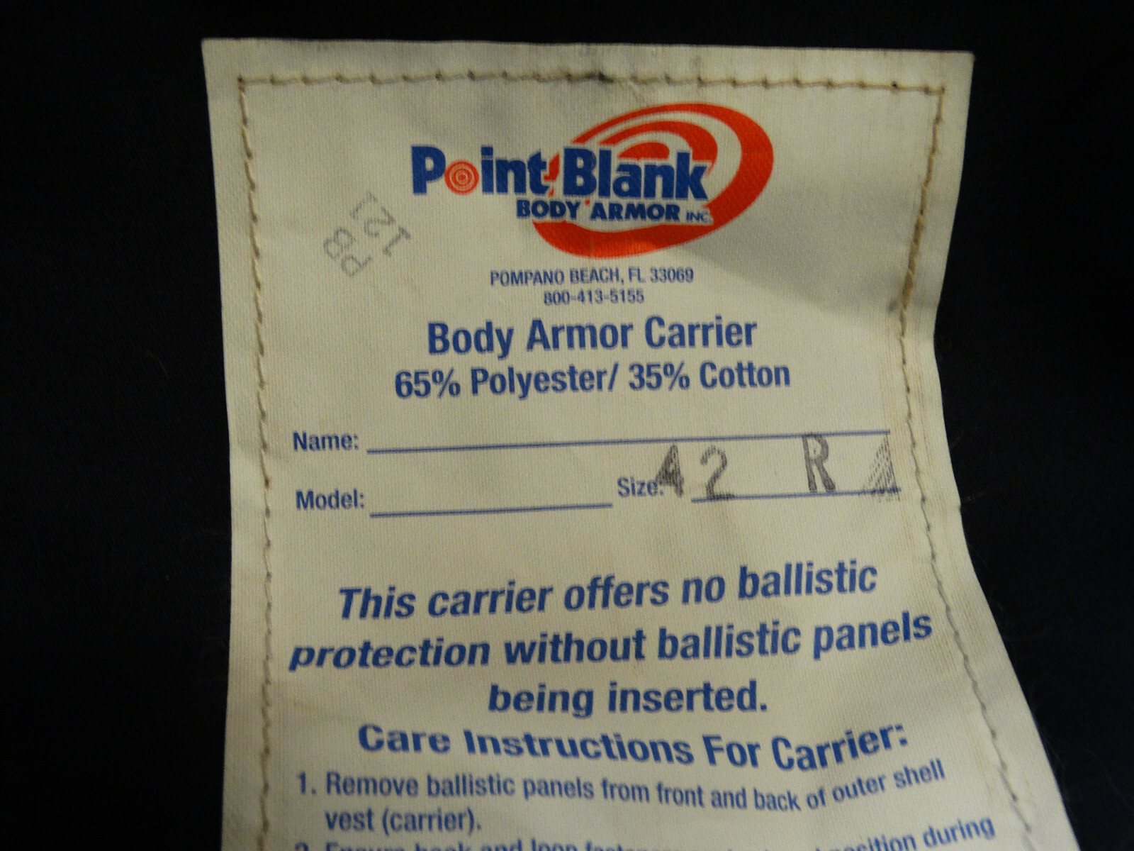 Point Blank C-Series Body Carrier (Vest Only/No Plates)