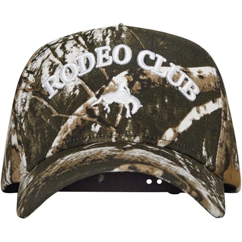 Rodeo Club Camo Western Trucker Hat | Men & Women | Country Caps for Cowgirls
