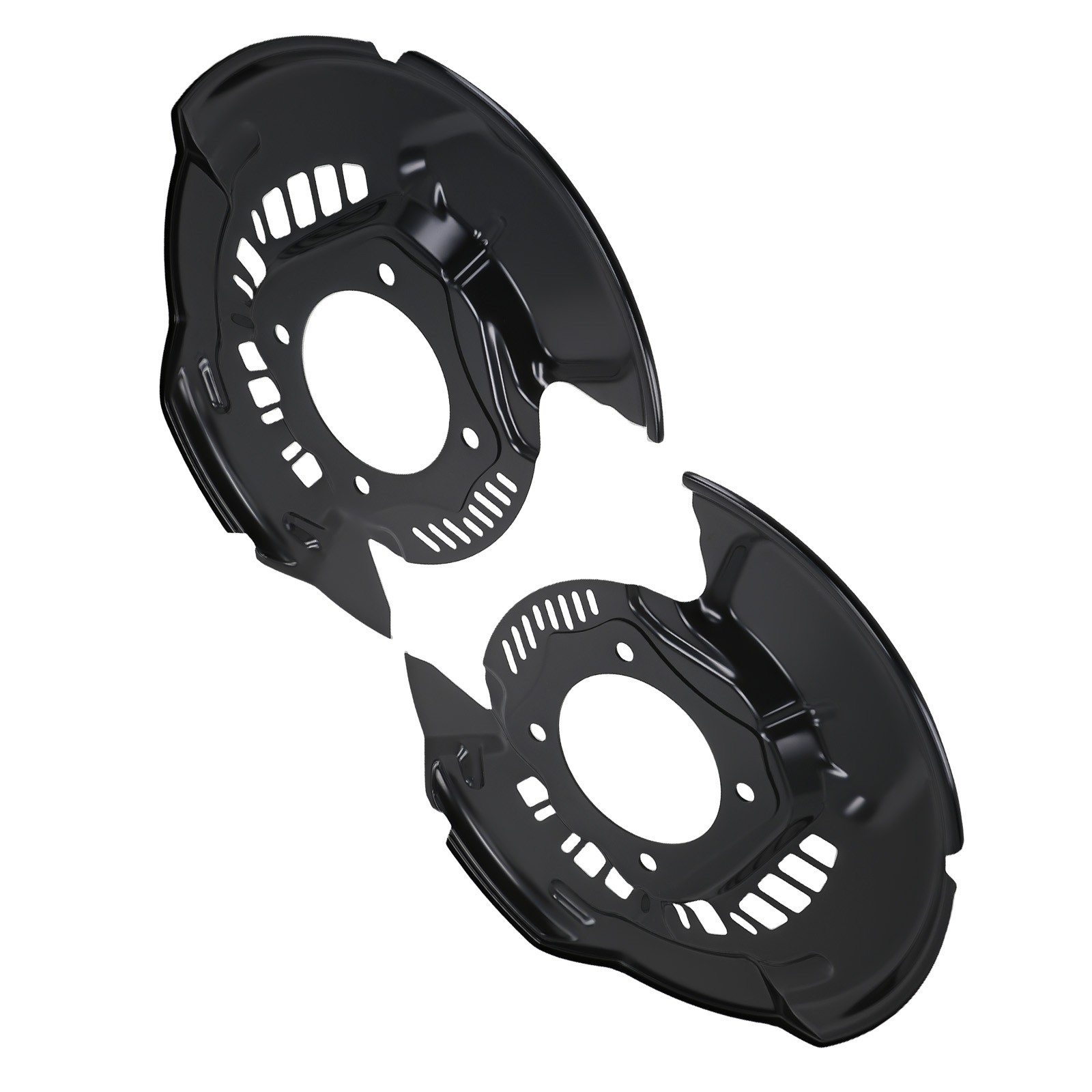 Brake Dust Shield Pair Front for Toyota Tundra 2007-2021 47703-0C031 Black