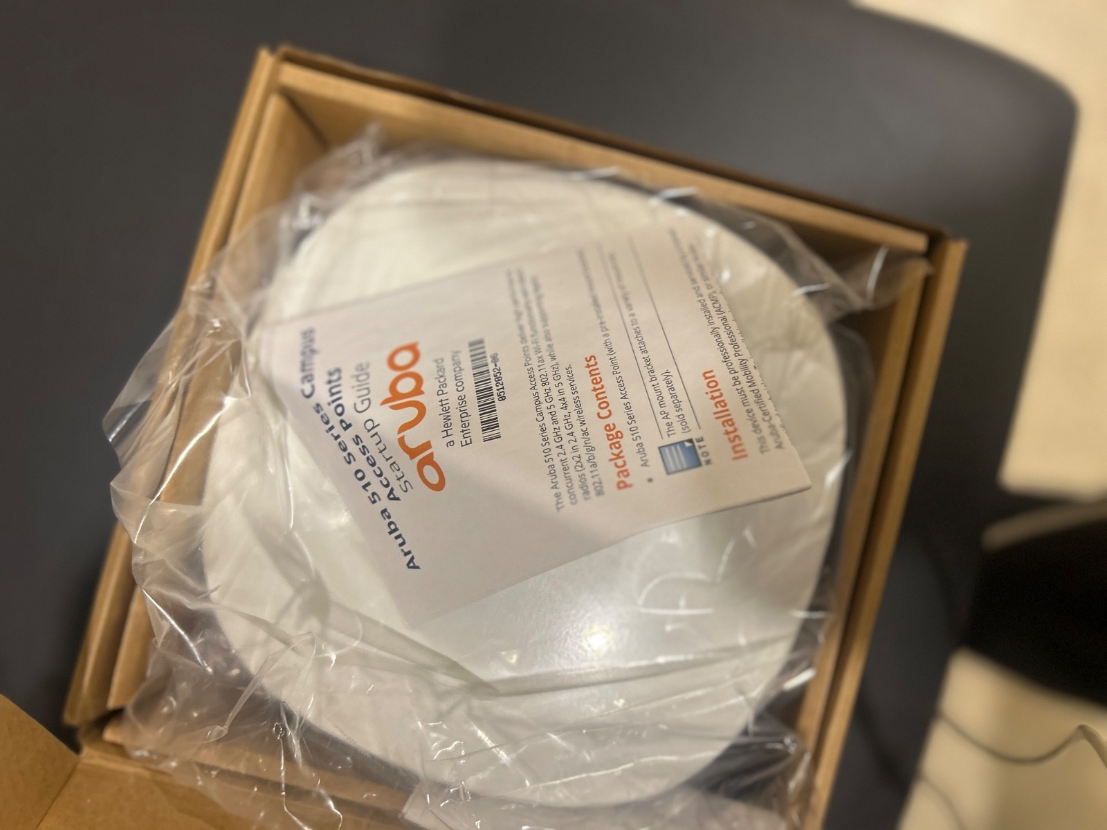 HPE Aruba AP-505 (US) - Campus Bluetooth Wi-Fi 6 - White (R2H29A)