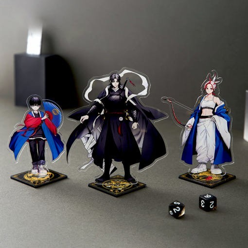 Webtoon MD [ Jakdu: Shaman's Blade 작두 ] LD Acrylic Stand 아크릴 스탠드 (WTFRD372)