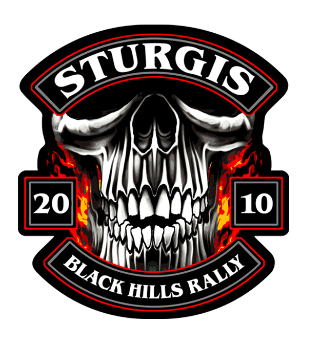 STURGIS BIKER RALLY 2010 brotherhood SKULL PATCH
