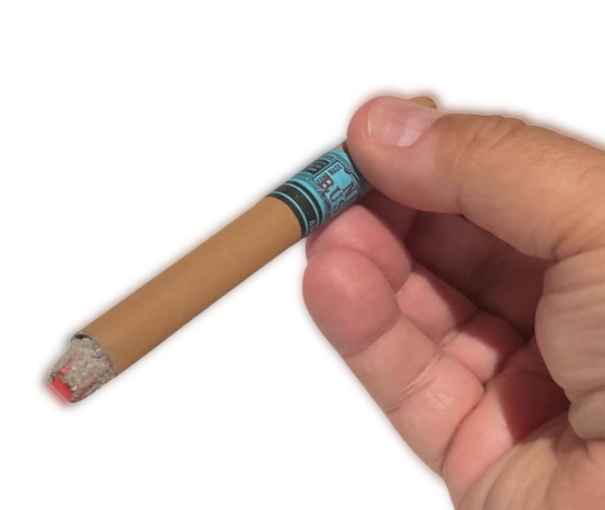 FAKE CIGAR With Real Band Red Ash Trick Joke Gag Lit Prop Prank Smoking Costume