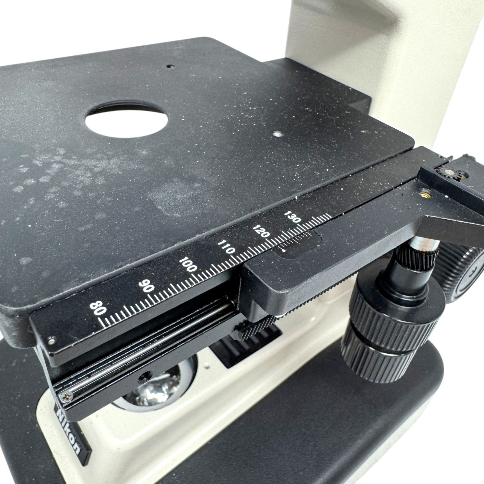 Nikon Alphaphot-2 YS2-T Microscope Stand Base Light Works FOR PARTS/REPAIR