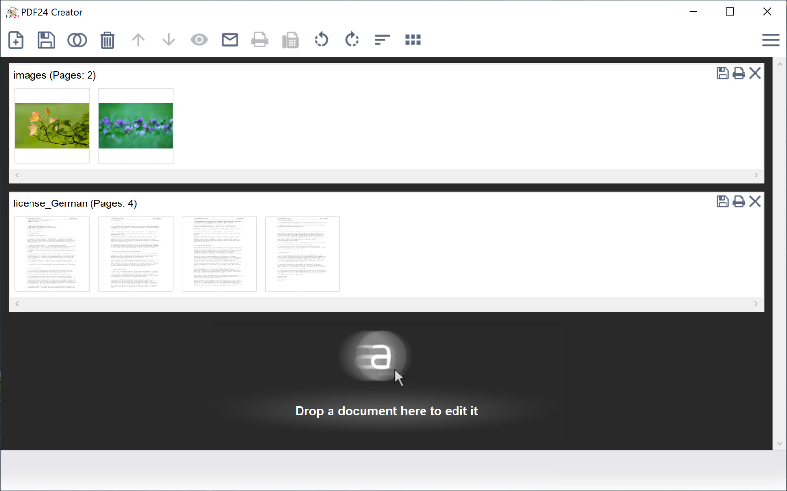 PDF 24 ~ PDF Creator/Editor 2026 for Windows | Manuals Included