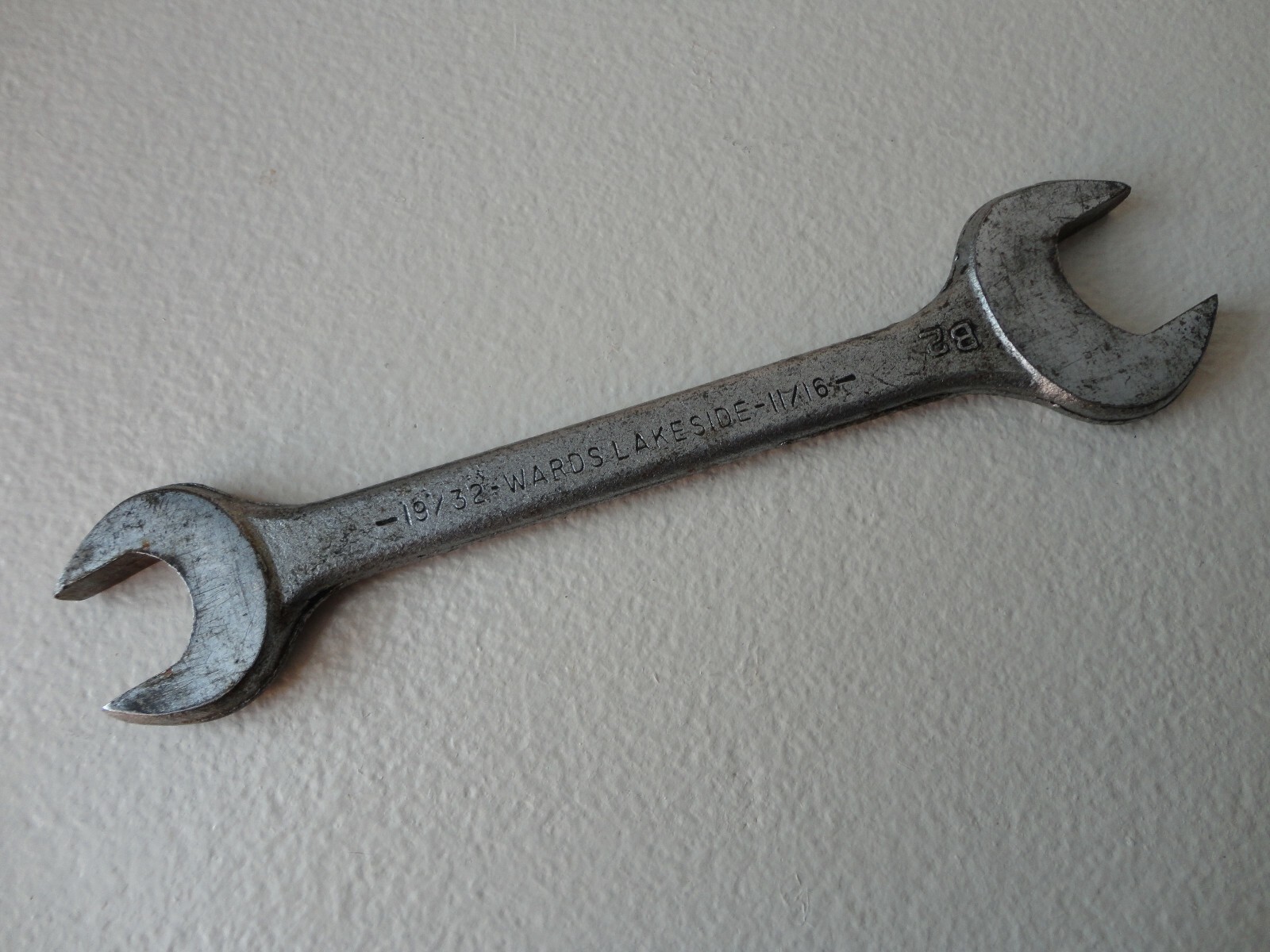 Wards Lakeside 11/16 X 19/32 B2 Double Open End Wrench