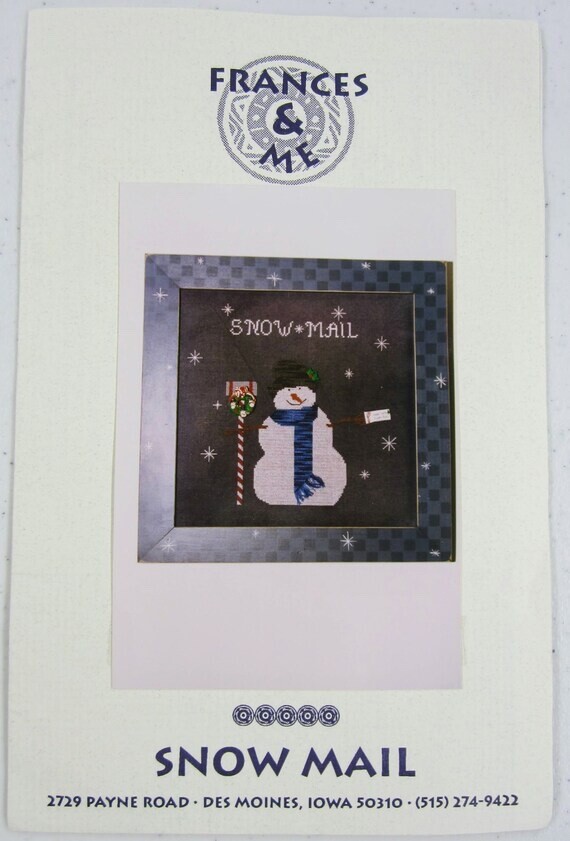 Snow Mail Frances & Me Cross Stitch Pattern