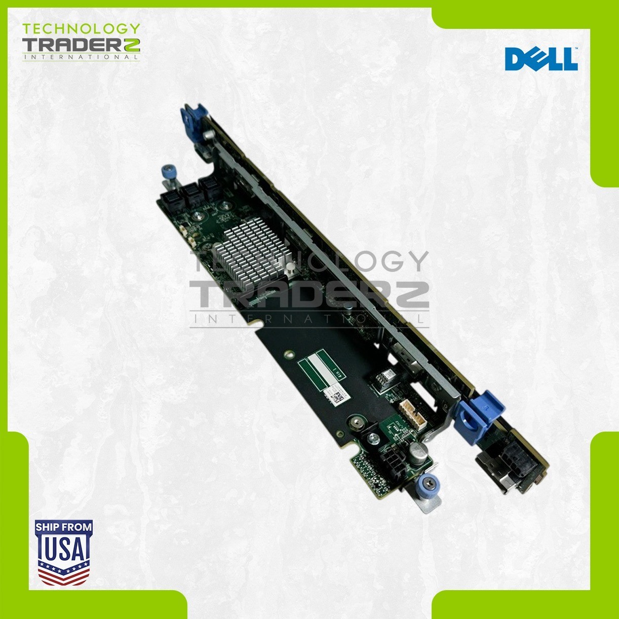91P78 Dell PowerEdge R640 Server HDD Backplane Board 091P78 W/ 1x CFKJ5 1x Y0DFT