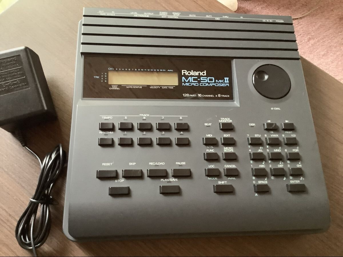 Roland MC-50mkII Micro Composer MIDI Sequencer SMF Compatible Junk