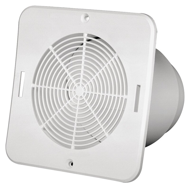 NEW Duraflo 646015 Bathroom Soffit Exhaust Vent, White 4" OR 5" 4859328