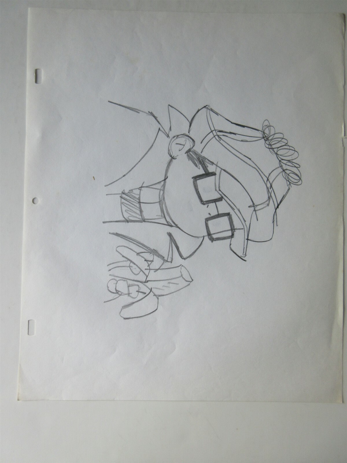 BILLY JO JIVE Original Animation Drawing SESAME STREET