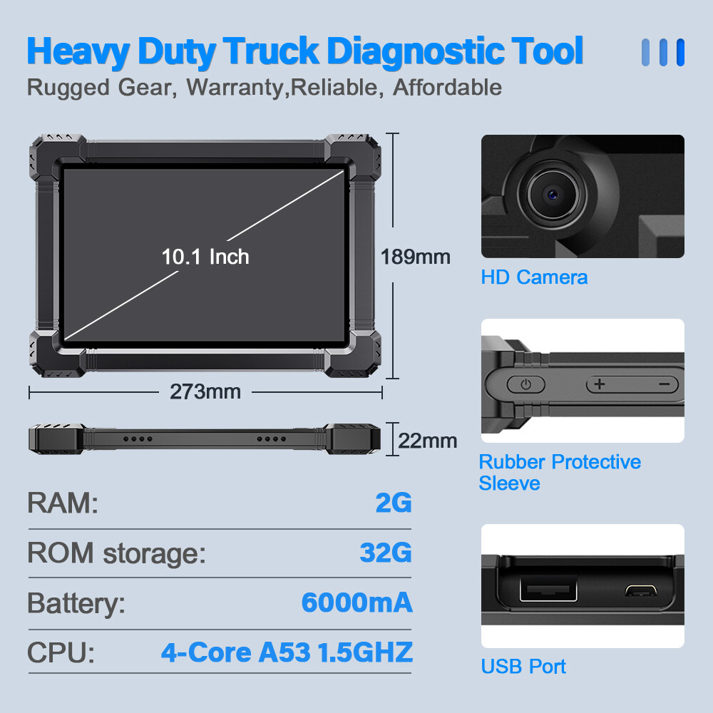Diesel Scanner Full System OBD2 Diagnostic Tool DPF Regen ECU Coding Programming
