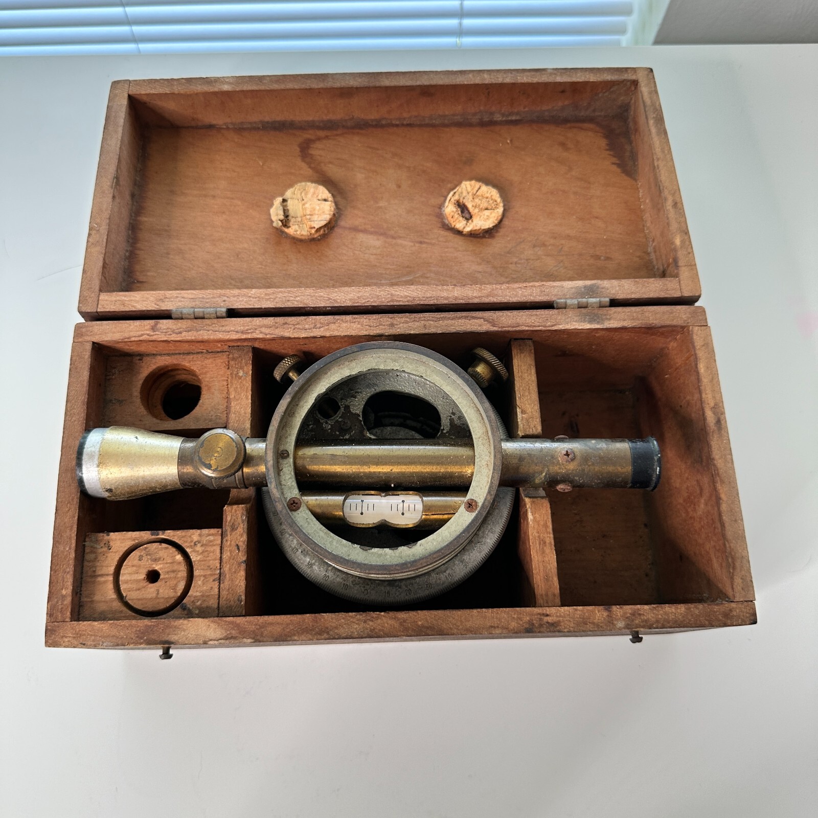 Bostrom Brady Vintage/Antique Surveyor’s Transit Level with Box