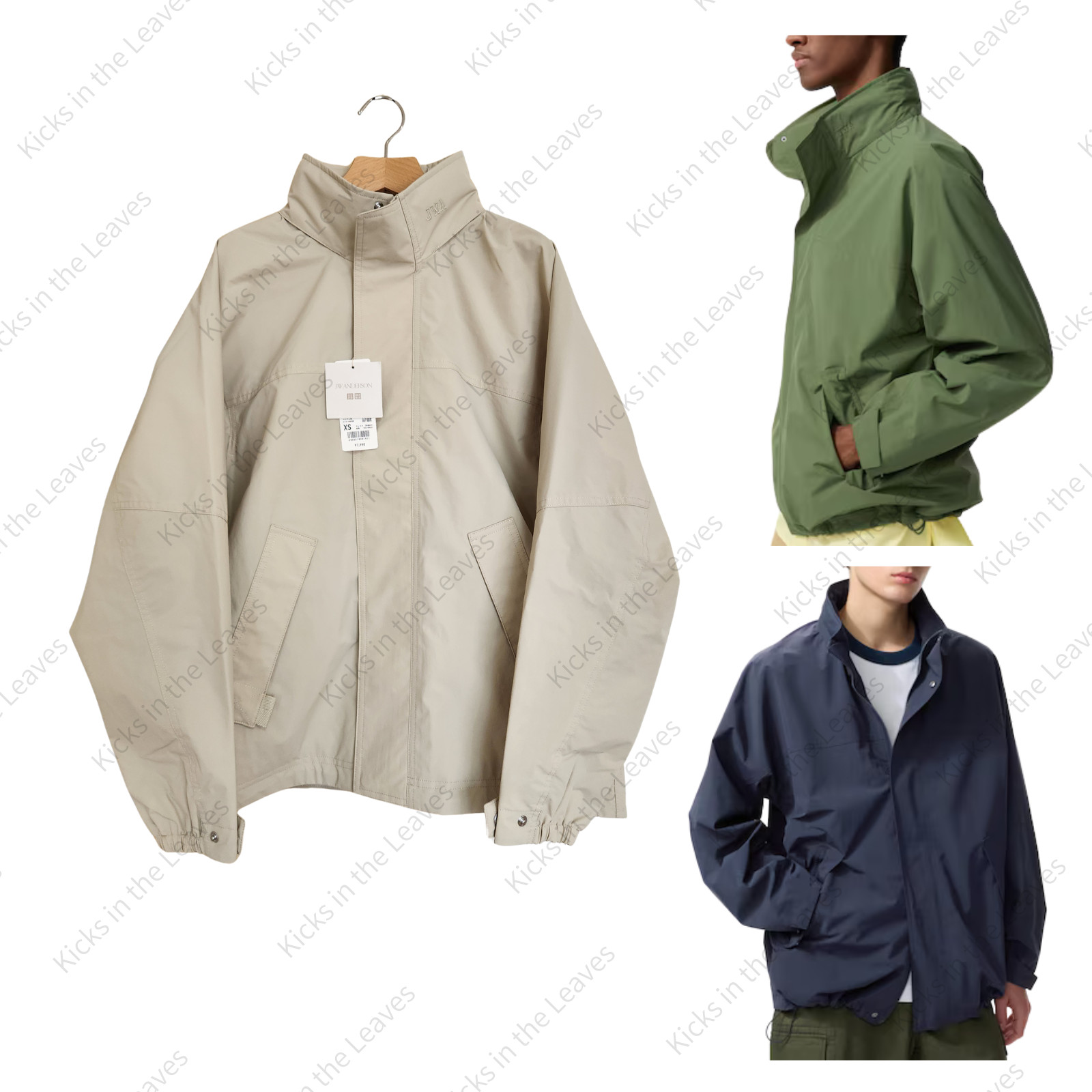 Uniqlo JW Anderson Windproof Stand Collar Blouson Jacket XS-XXL 484247 Japan NWT