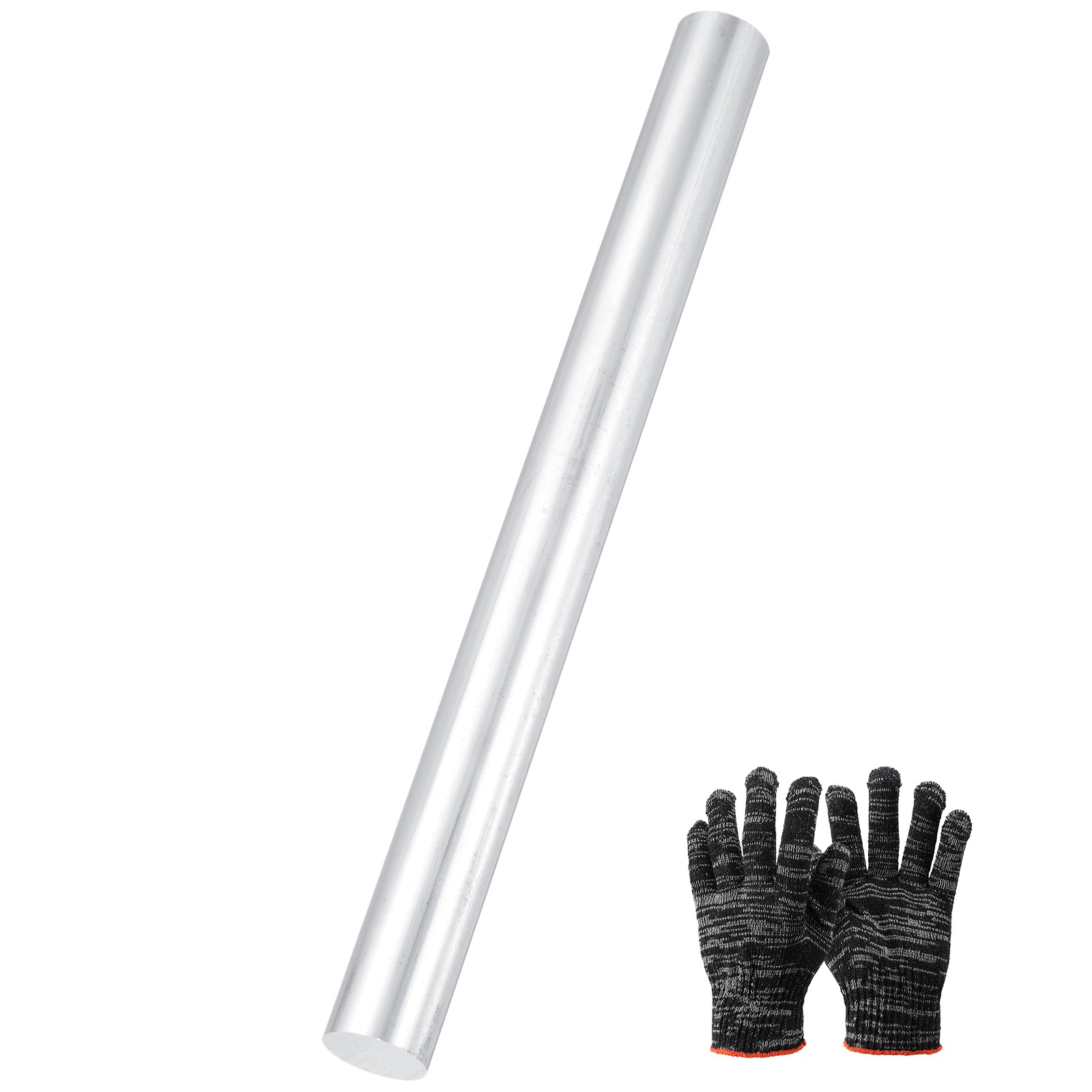 Aluminum rod 6061 22mm x 153mm, silver tone for eBay