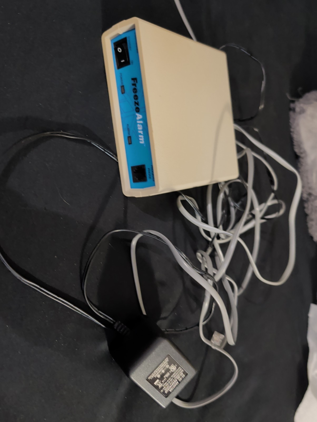 Control Products Freeze Alarm FA-I-CCA w/Power Adapter & Sensor