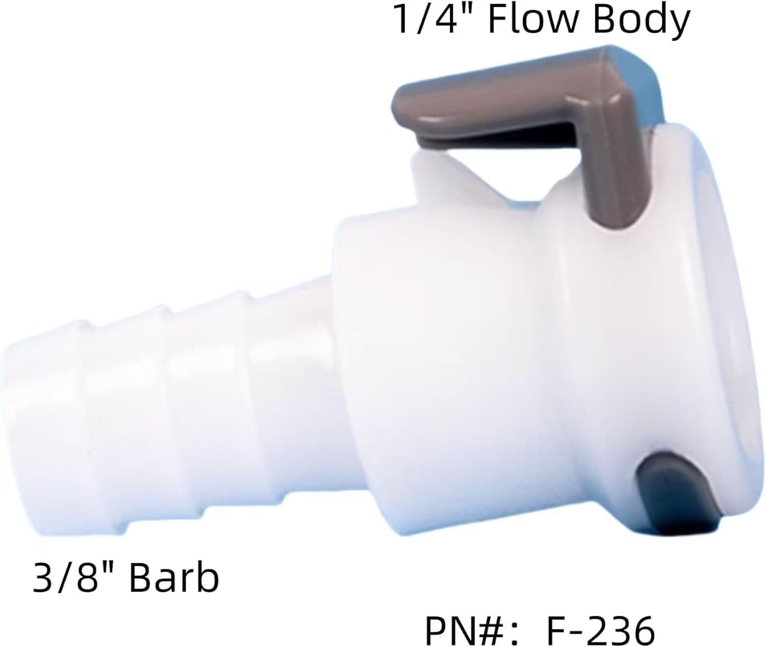 Air Hose Quick-Connect Female Connector Replacement for Sleep Number Bed 2-Pack