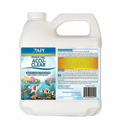 API Pond Care AccuClear 64 oz. Pond  Water Clarifier 142D