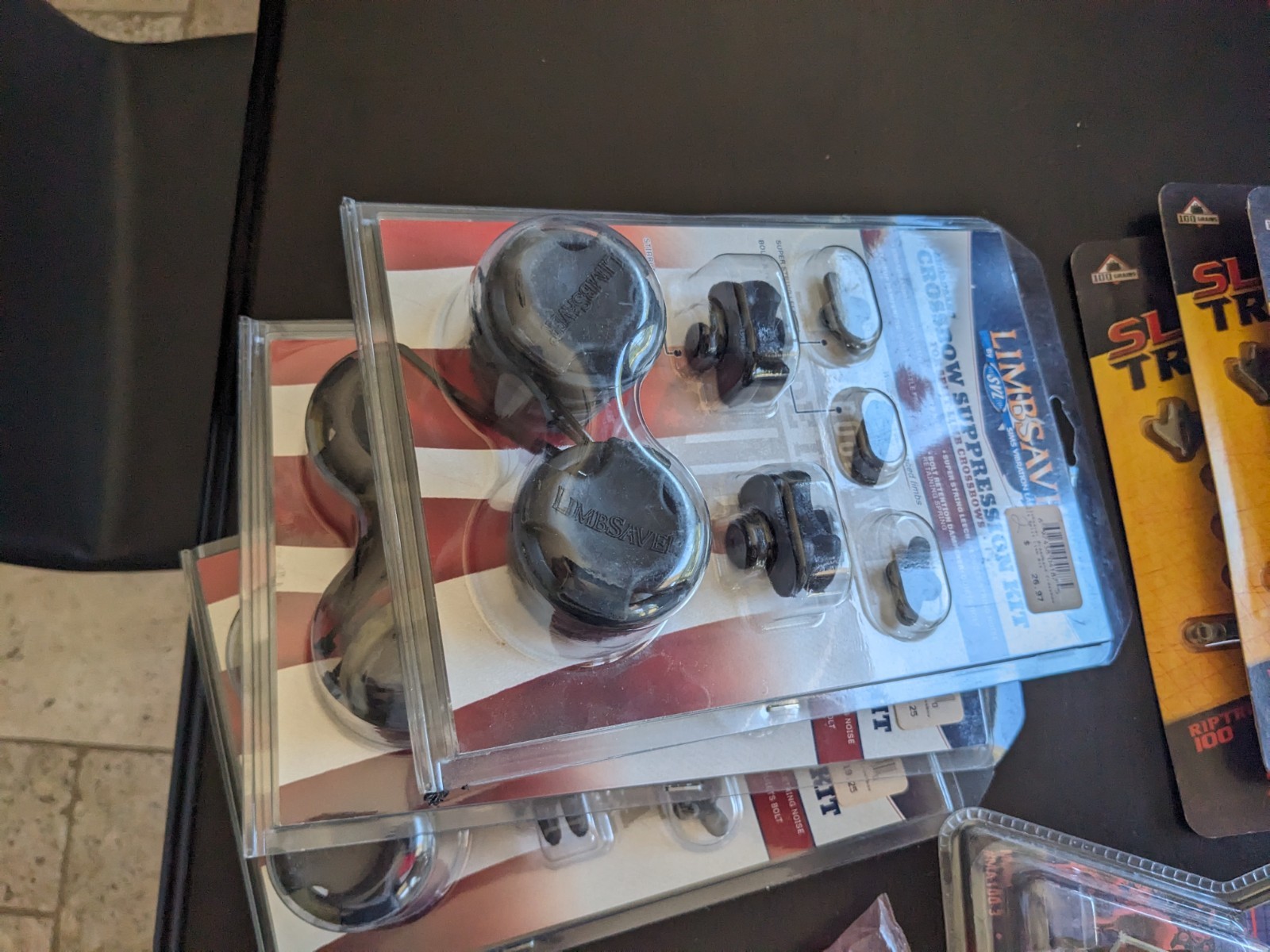 Crossbow Kit - Cocking system, Broadheads, Safety and Dampeners