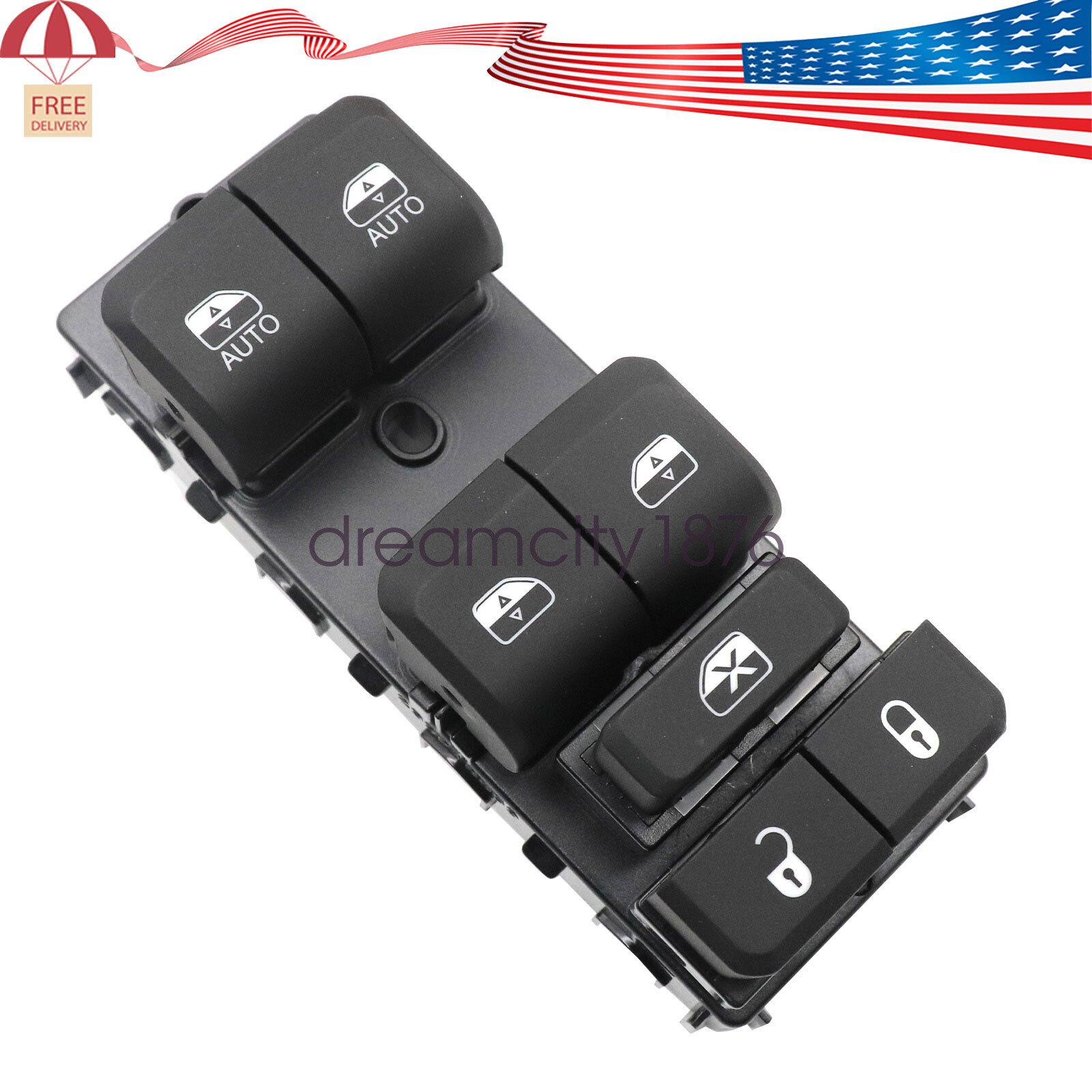 68381732AC NEW Left Front Power Window Switch For 2021-2023 Jeep Grand Cherokee