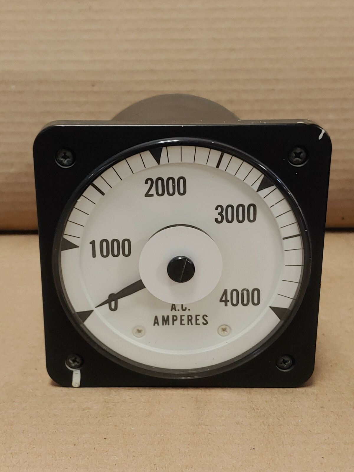ELECTROMAGNETIC IND INC EA1AF AC AMMETER 5 AMP