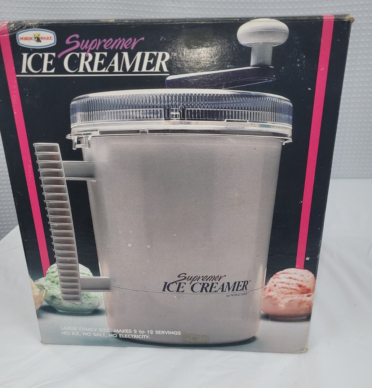 Nordic Ware Supremer Ice Creamer New in Open Box Never Used