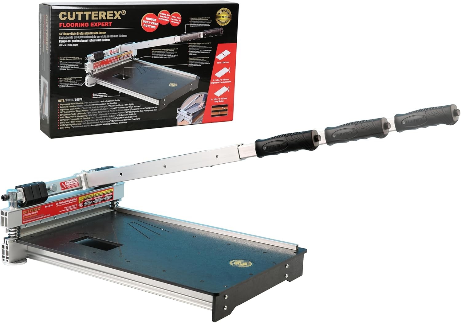 Heavy Duty 13" Professional Laminate Floor Cutter, Vinyl Cutter,...