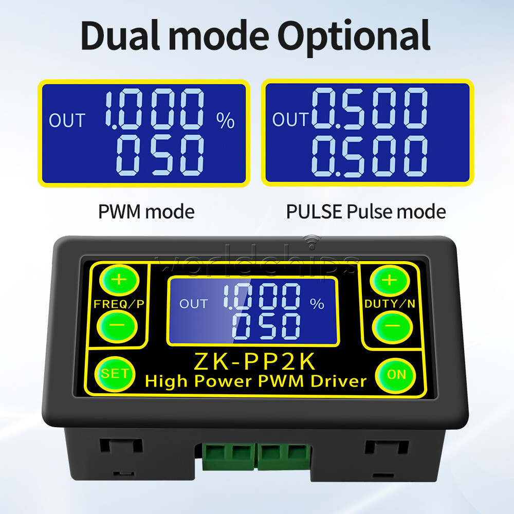 ZK-PP2K PWM Motor Speed Controller Regulator Frequency Cycle Adjustable Module