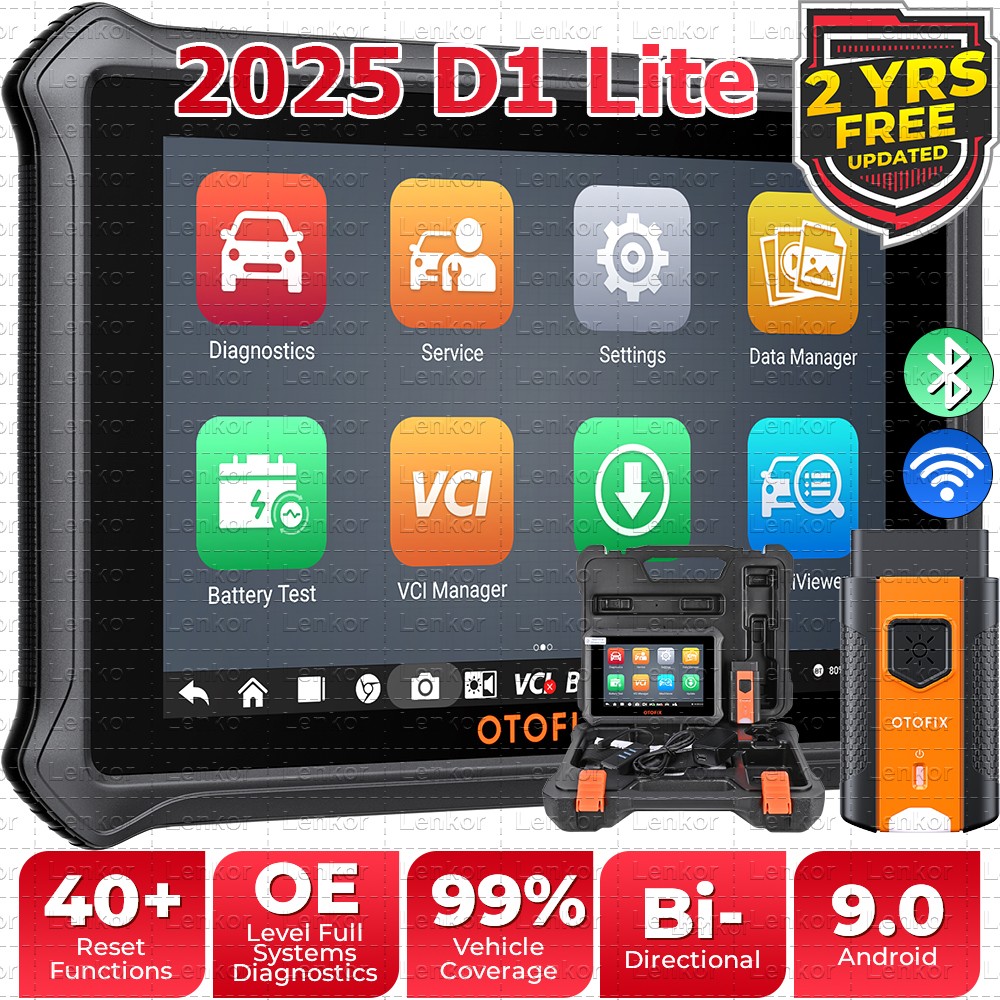 2025 OTOFIX D1 Lite Bidirectional Full System Diagnostic Tool Key Coding Scanner