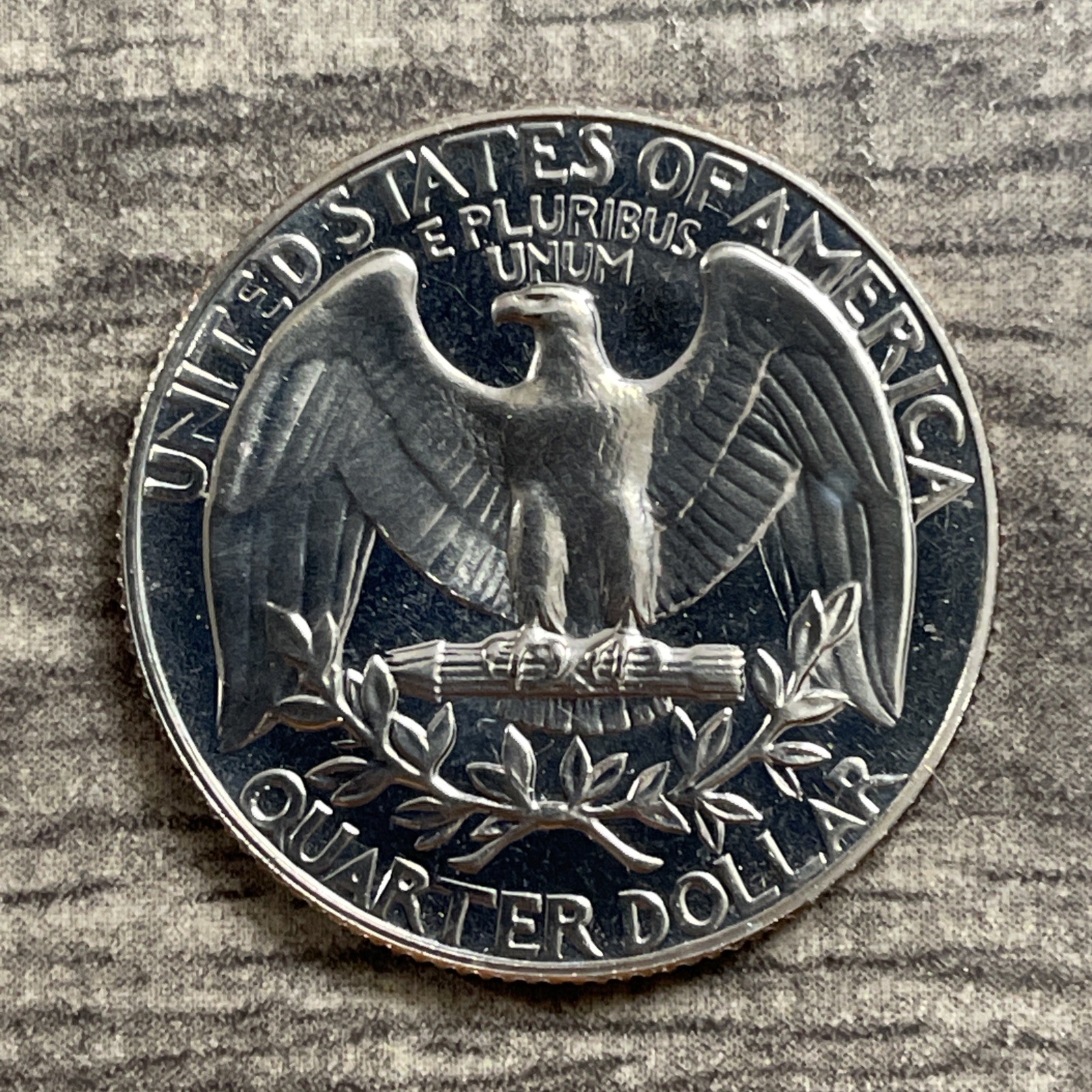 1973 S BU Gem Proof Washington Quarter Clad