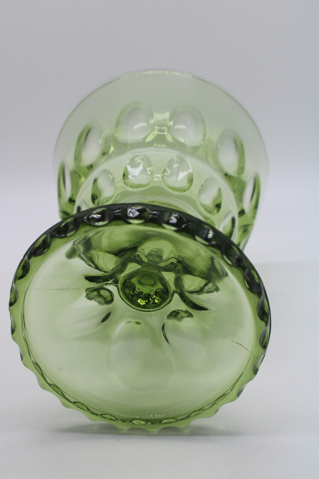 Green Pedestal Planter