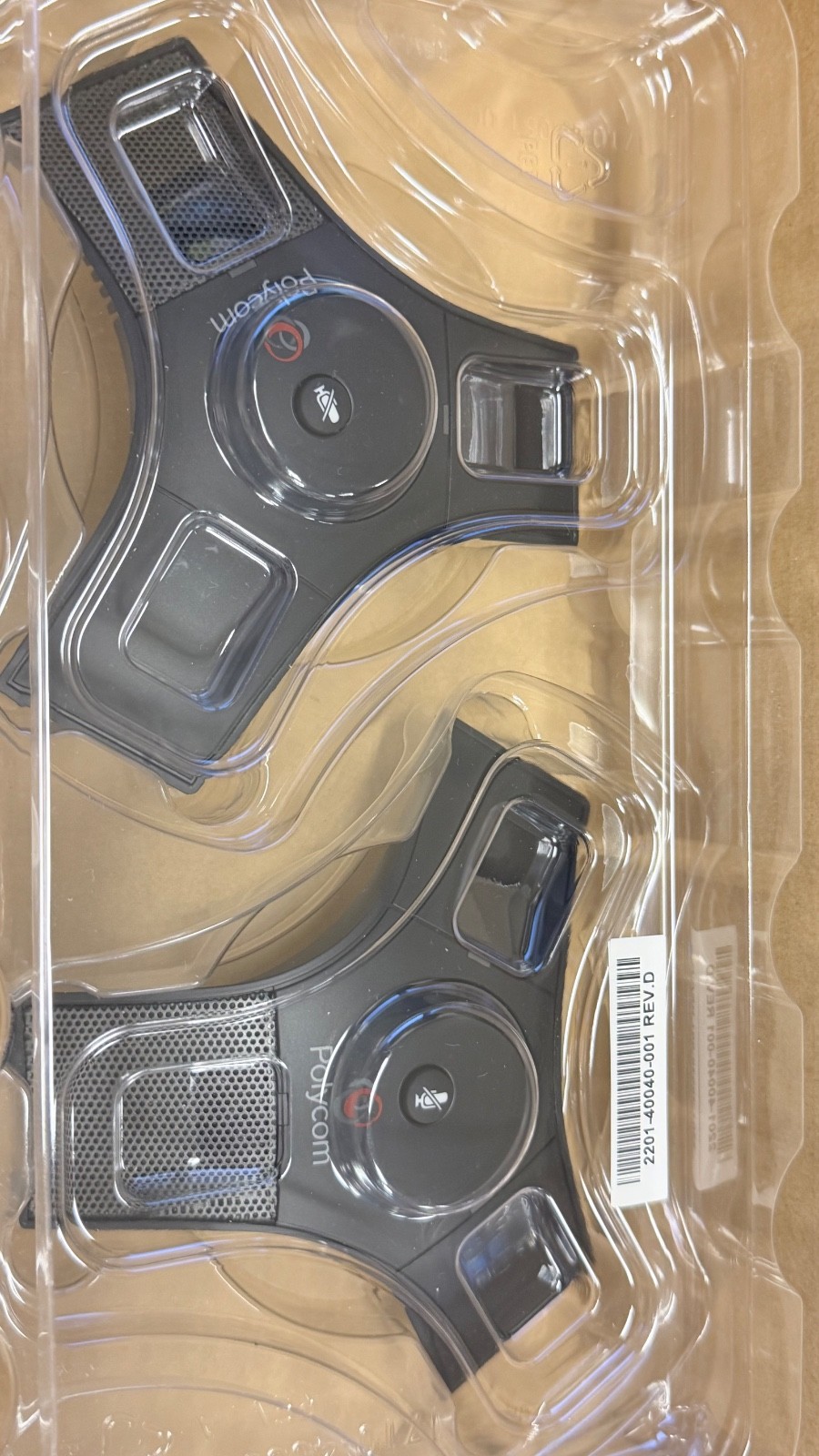 Lot Of 2 Polycom Soundstation IP7000 EX Mics WW 2200-40040-001