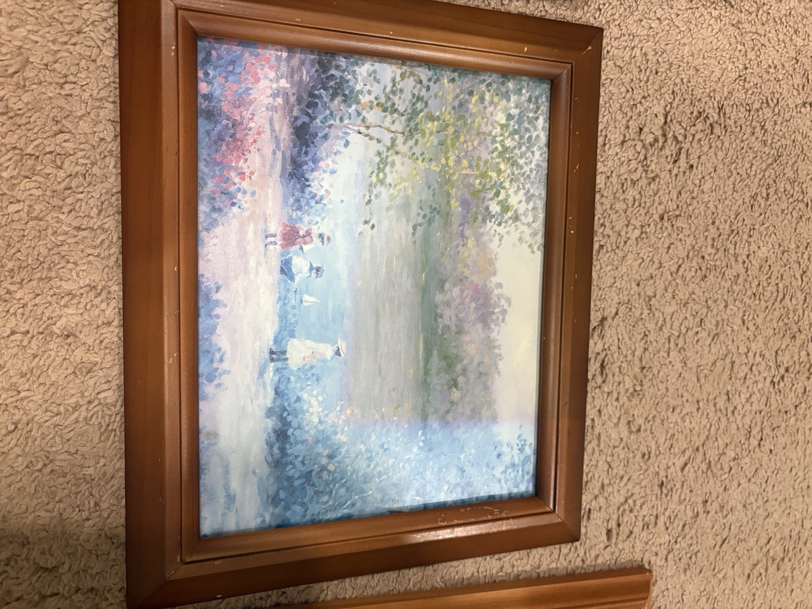 2 Vintage Framed Pictures Of A Japanese Scene