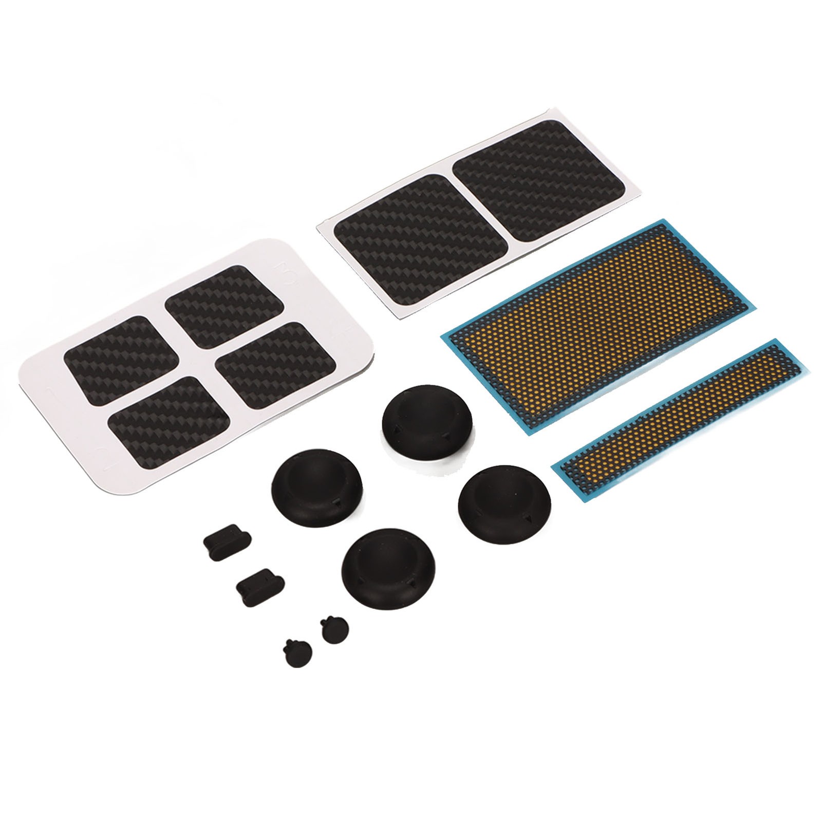 Game Console Protection Kit Stickers Dust Screen Dust Plug Joystick Cap Game