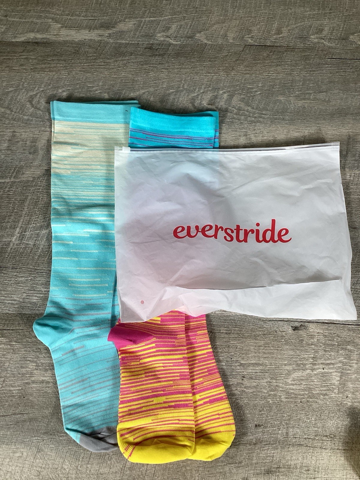 Everstride Athletic Crew Socks 3X Multicolor Running Workout Unisex Pair Of 2