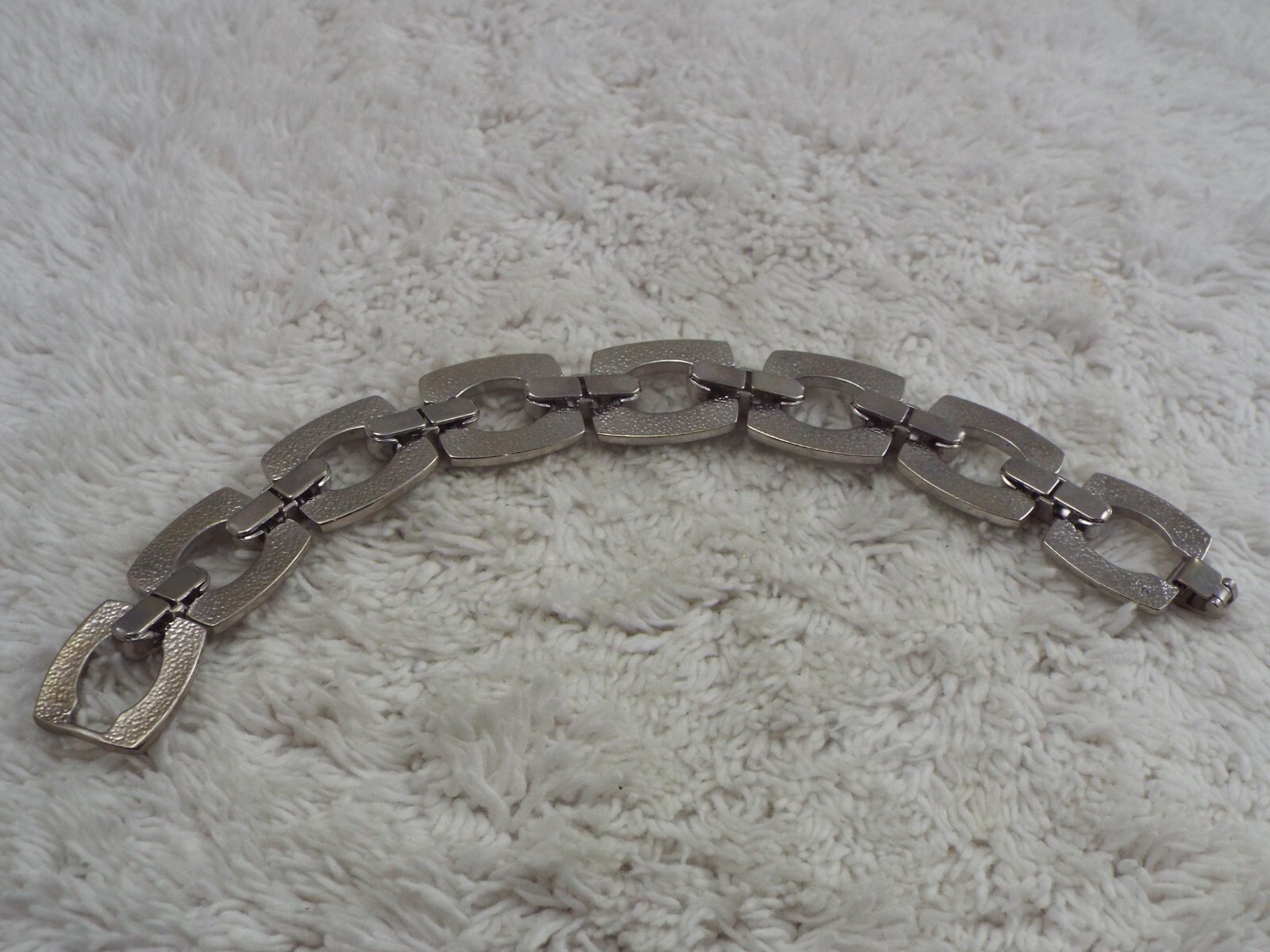 Silvertone Link Bracelet
