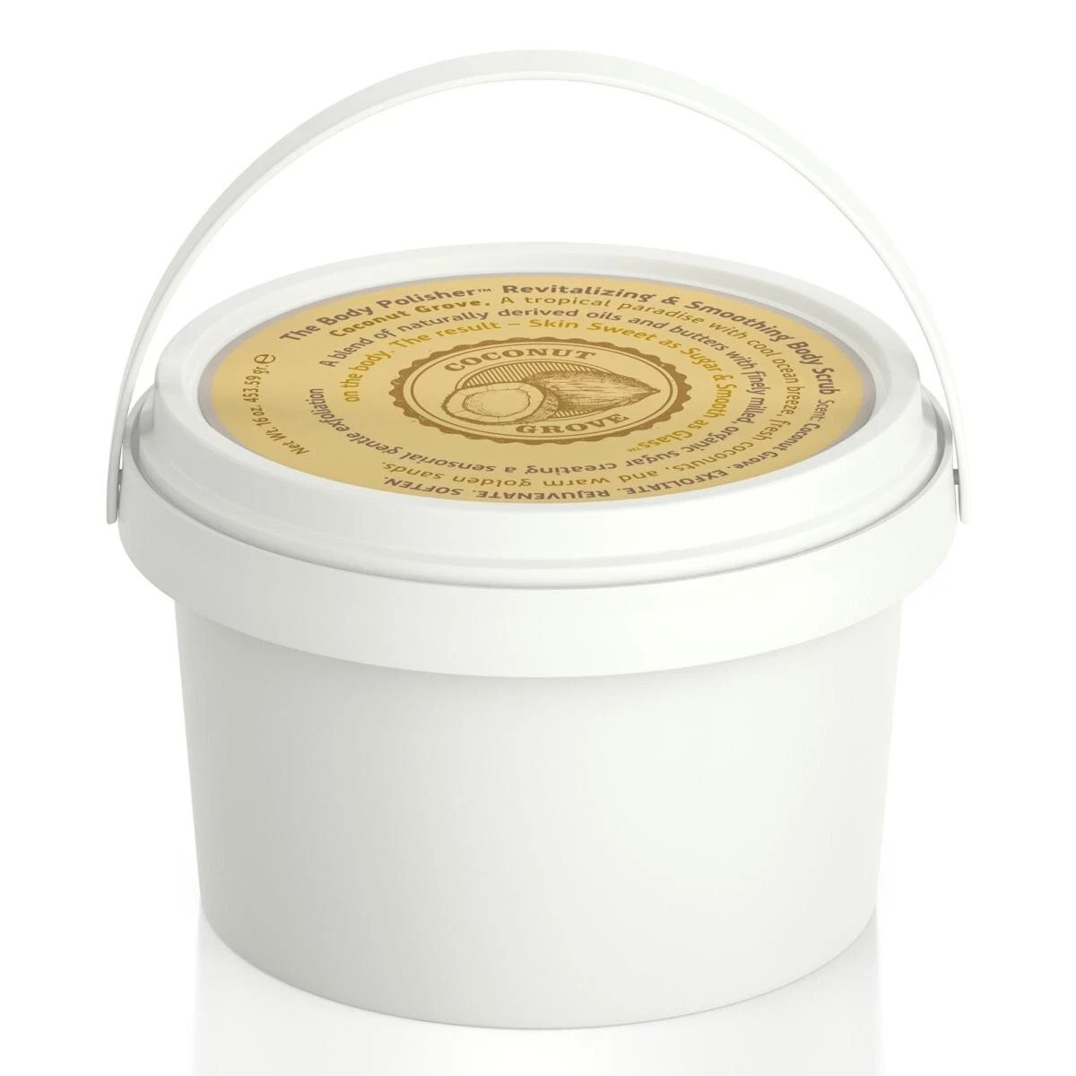 Tweak'd By Nature The Body Polisher Coconut Grove Smoothing Body Scrub-SEALED