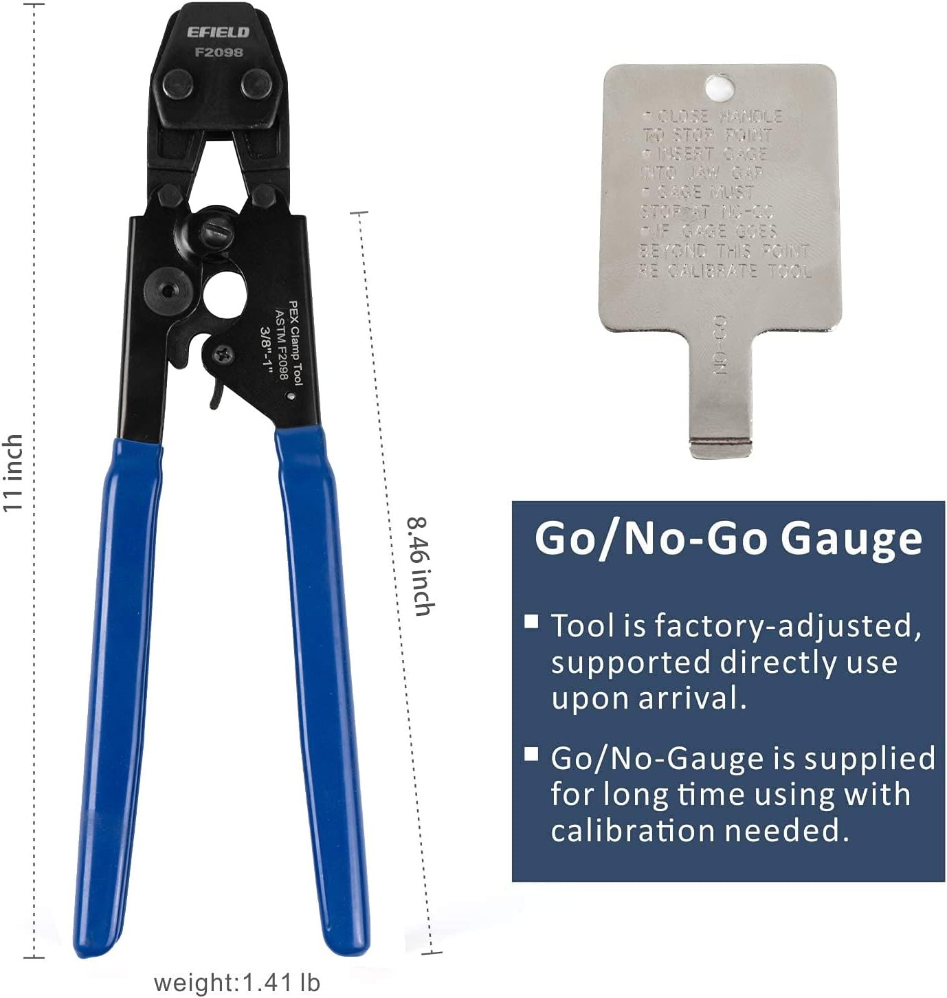 EFIELD Pex Cinch Clamp Crimping Tool Pipe Cutter