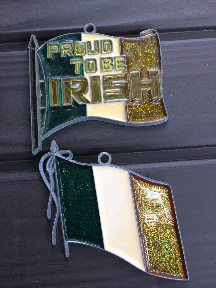 Proud To Be Irish Suncatcher - Irish Flag Sun Catcher Great Britain Celtic