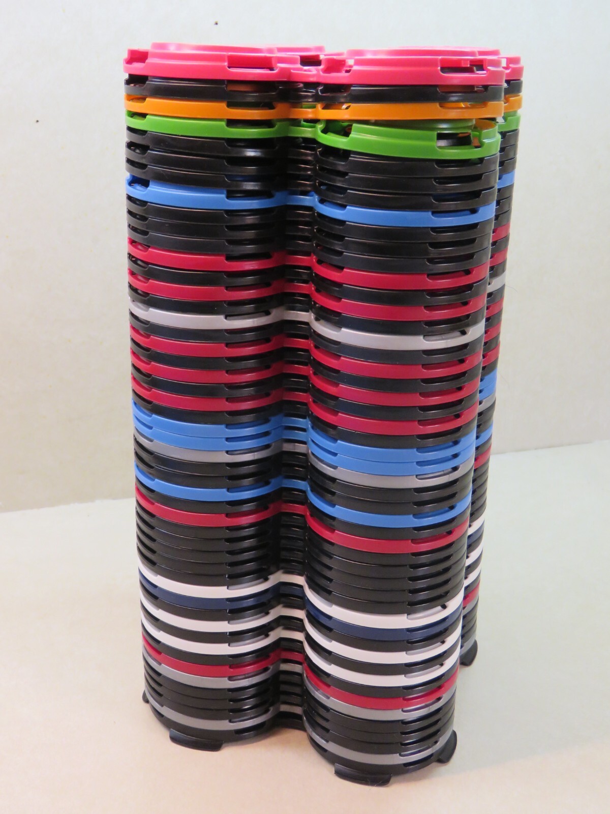 50 Total, Mixed Colors 4 Pack Beer CAN Holder: Four-Pack for 12 or 16 Ounce Cans