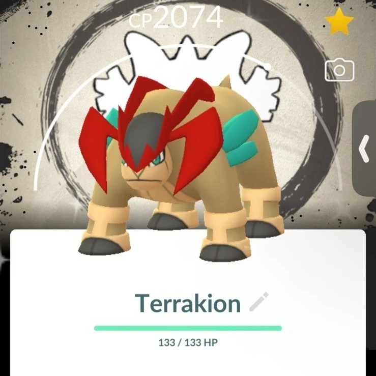 Pokémon Shiny Terrakion Special Background Go Fest 2026 - Read description