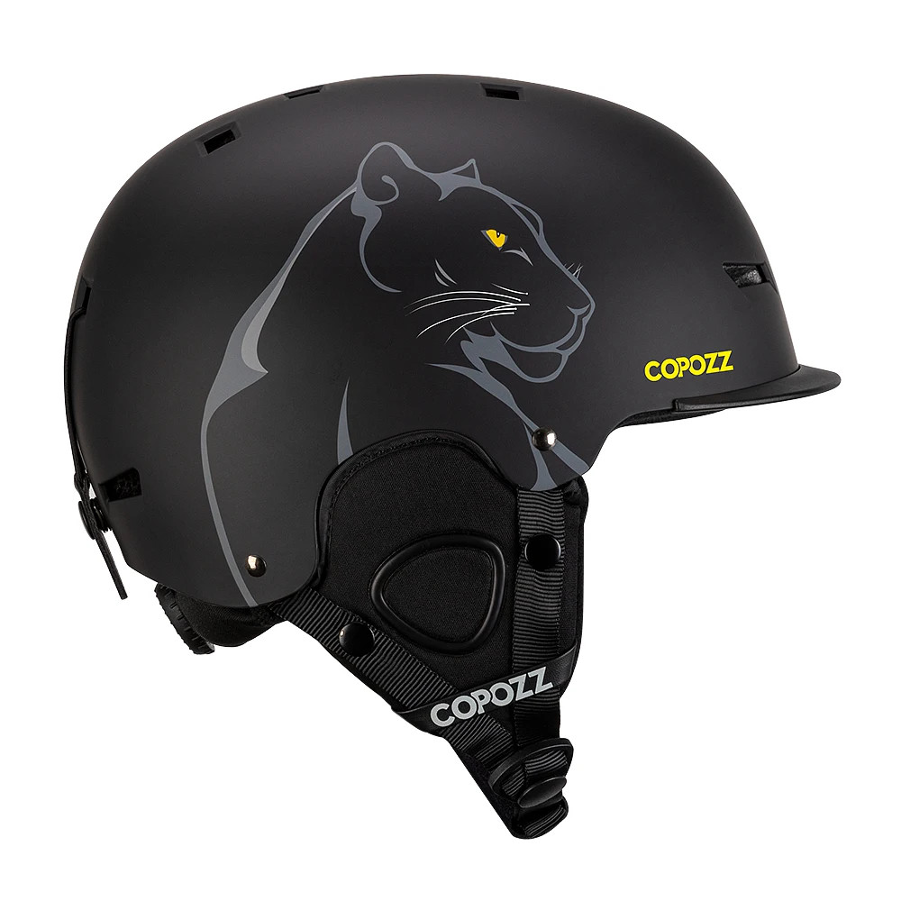 COPOZZ New Ski helmet Cartoons Half-covered Anti-impact Safety Helmet Cycling Sk
