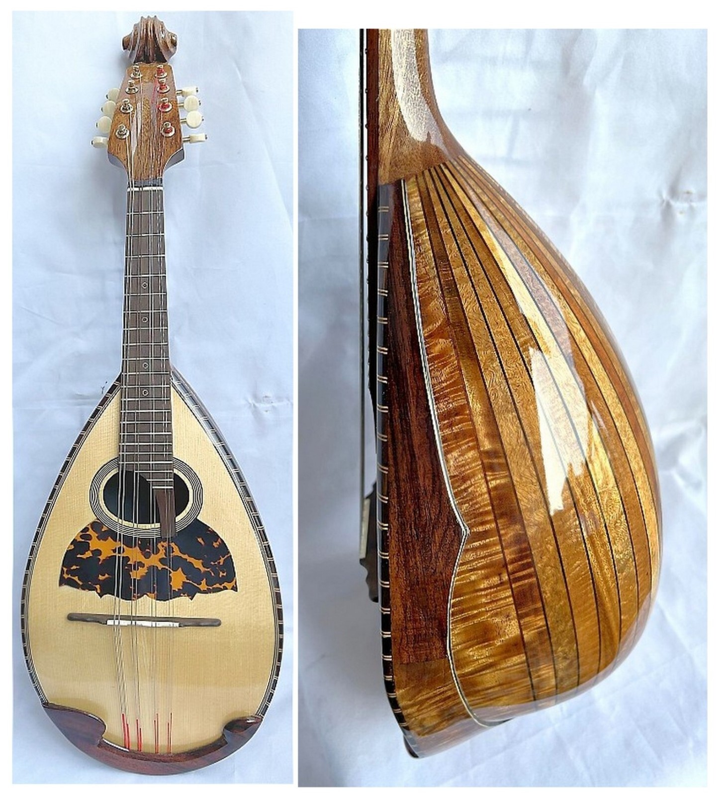 Bowl Back Mandolin Solid Spruce top Acacia Koa back Violin head NBMI(110-119)