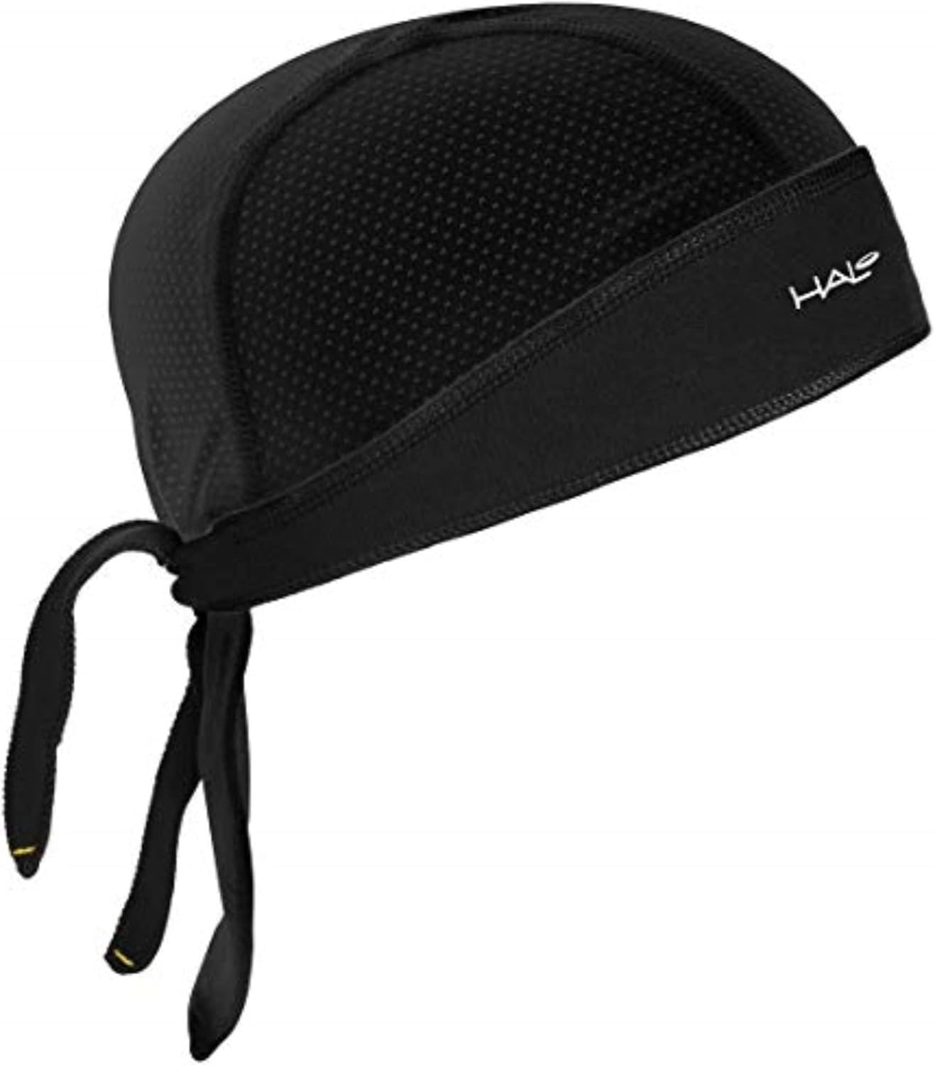 Halo Headband Protex Bandana Sweatband - BLACK - ADJUSTABLE - Made in USA
