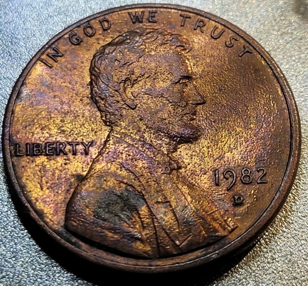 1982 D Lincoln Cent Small Date 2.5g