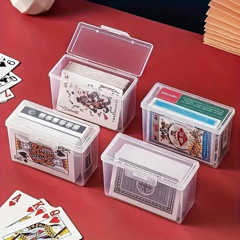 Playing Cards Storage - Clear Case for Poker Decks - 1/3pcs Gift
