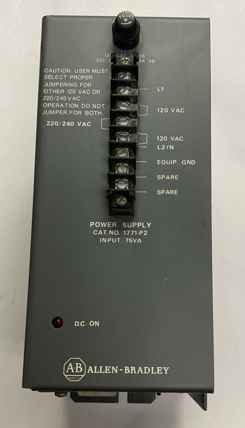 ALLEN BRADLEY,1771-P2,POWER SUPPLY