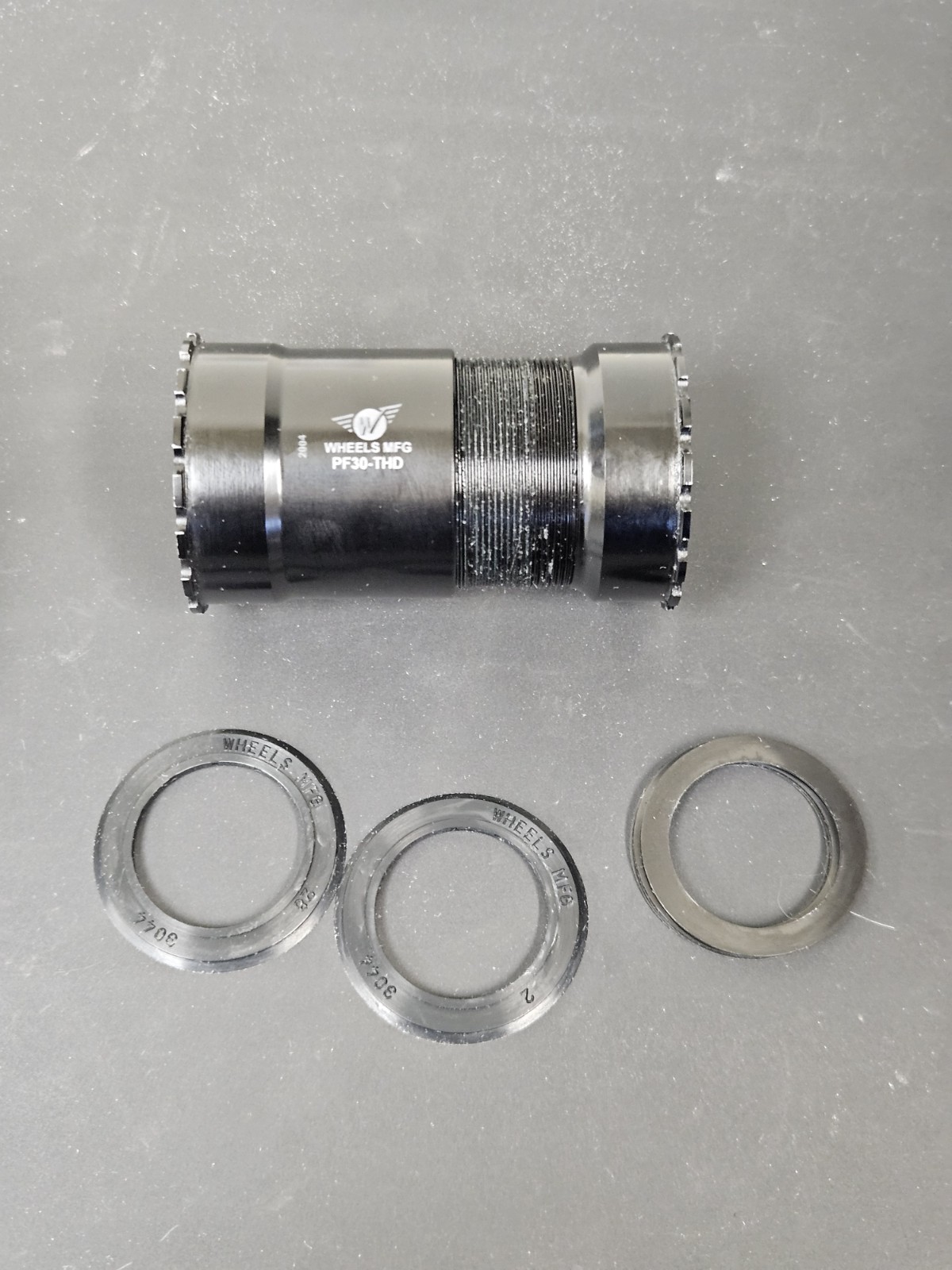 Wheels Manufacturing Threaded PF30 Bottom Bracket ABEC-3 Bearings 30mm Spindle
